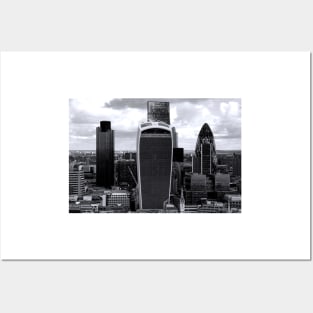 London Cityscape Skyline England UK Posters and Art